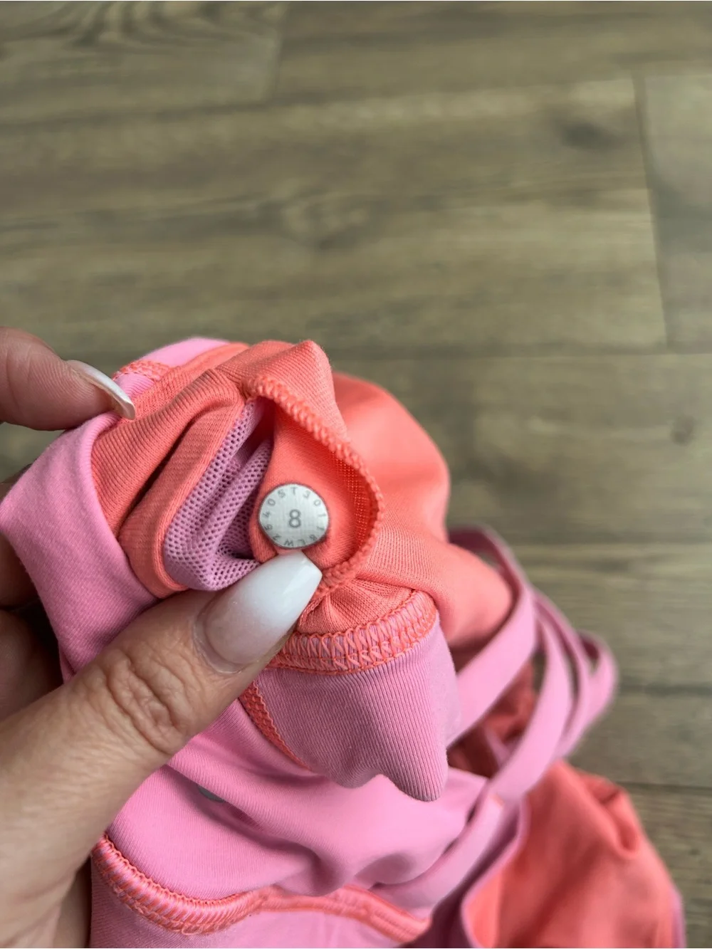 Lululemon Pink Strappy Sports Bra
